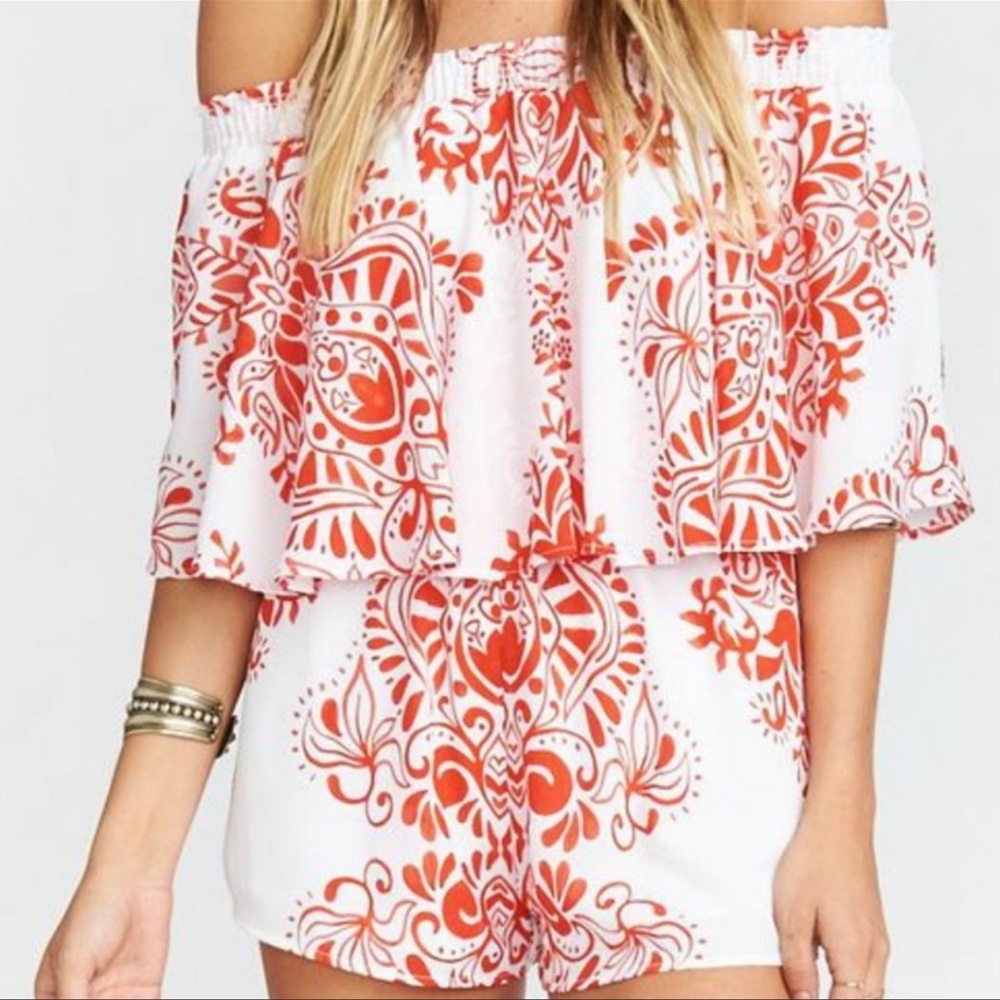 Show Me Your Mumu Floral Romper